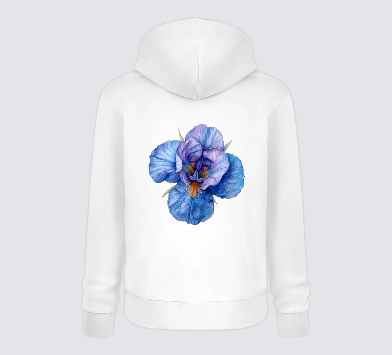 Fiore di iris 2 felpa con cappuccio da Bold Blooms