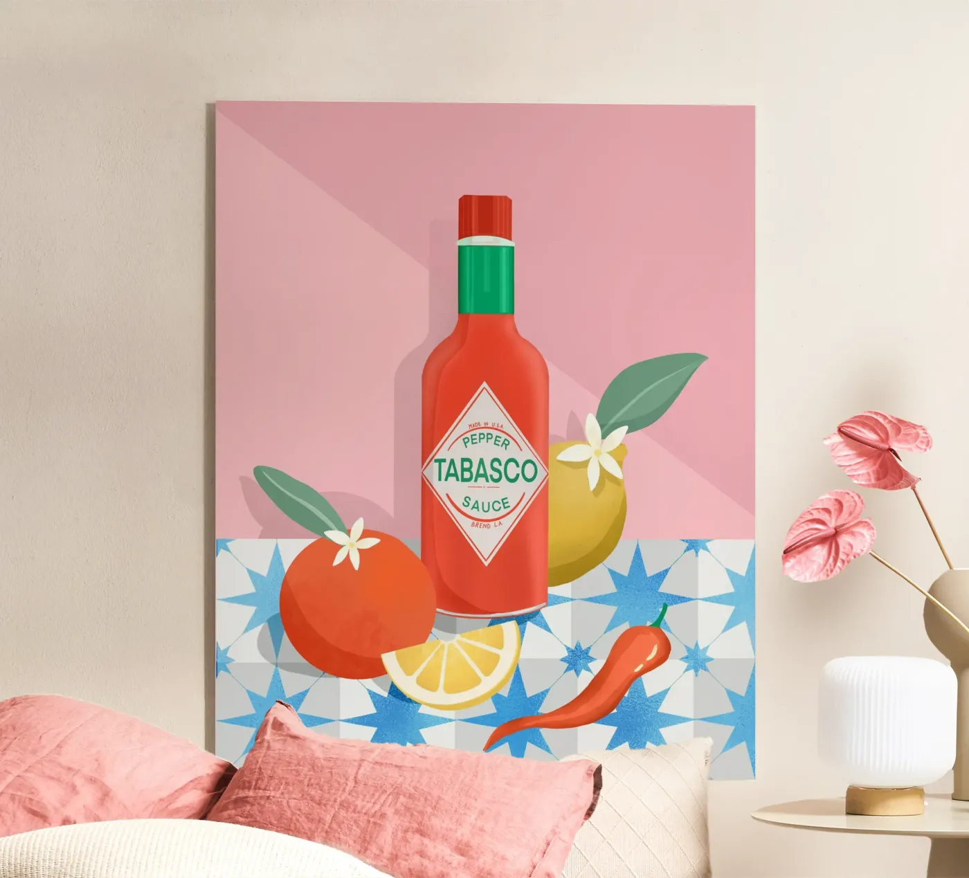 Hot Sauce acryl van PetrArts