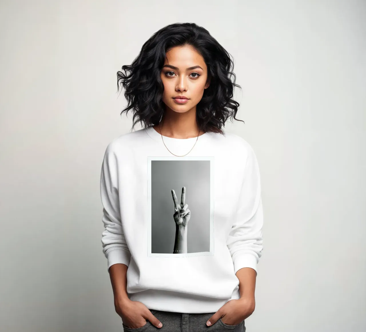 Signs  01 sweatshirt by Sarah Bühler