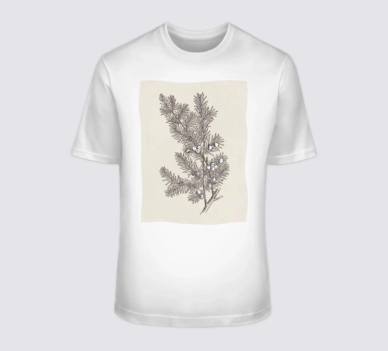 Juniper Branch Sketch no. 2 t-shirt da apoloprints