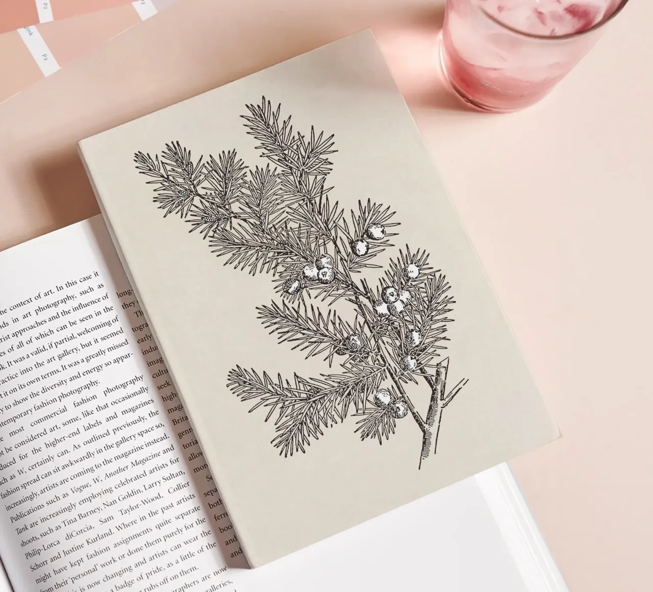 Juniper Branch Sketch no. 2 notebook by apoloprints