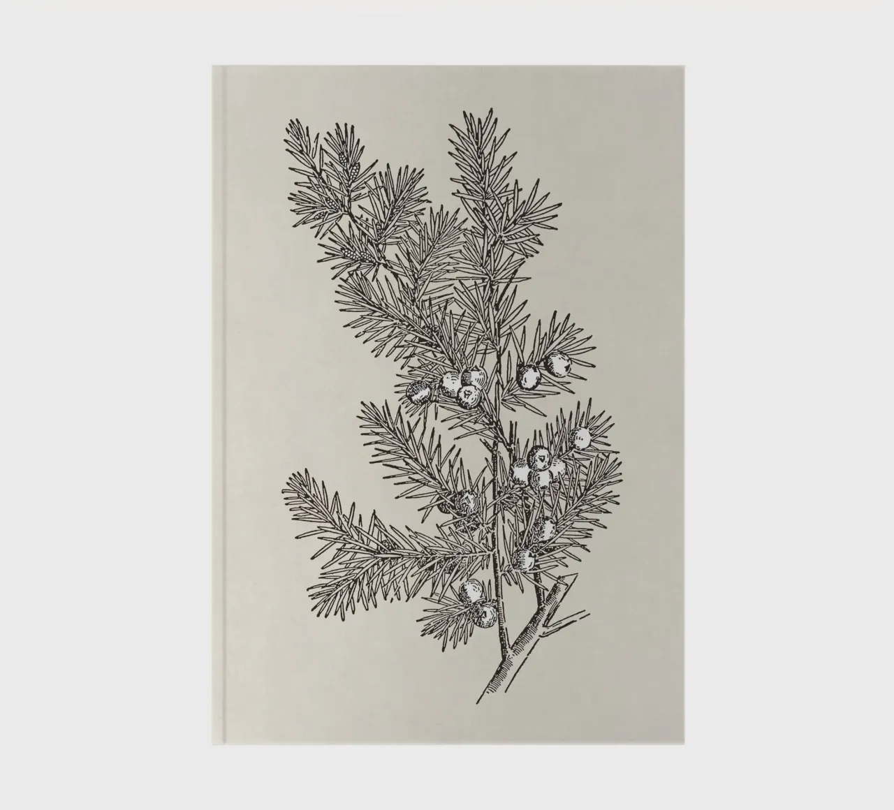 Juniper Branch Sketch no. 2 notebook by apoloprints