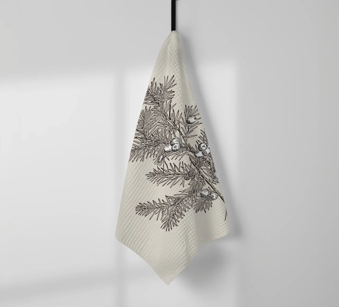 Juniper Branch Sketch no. 2 canovaccio da cucina da apoloprints