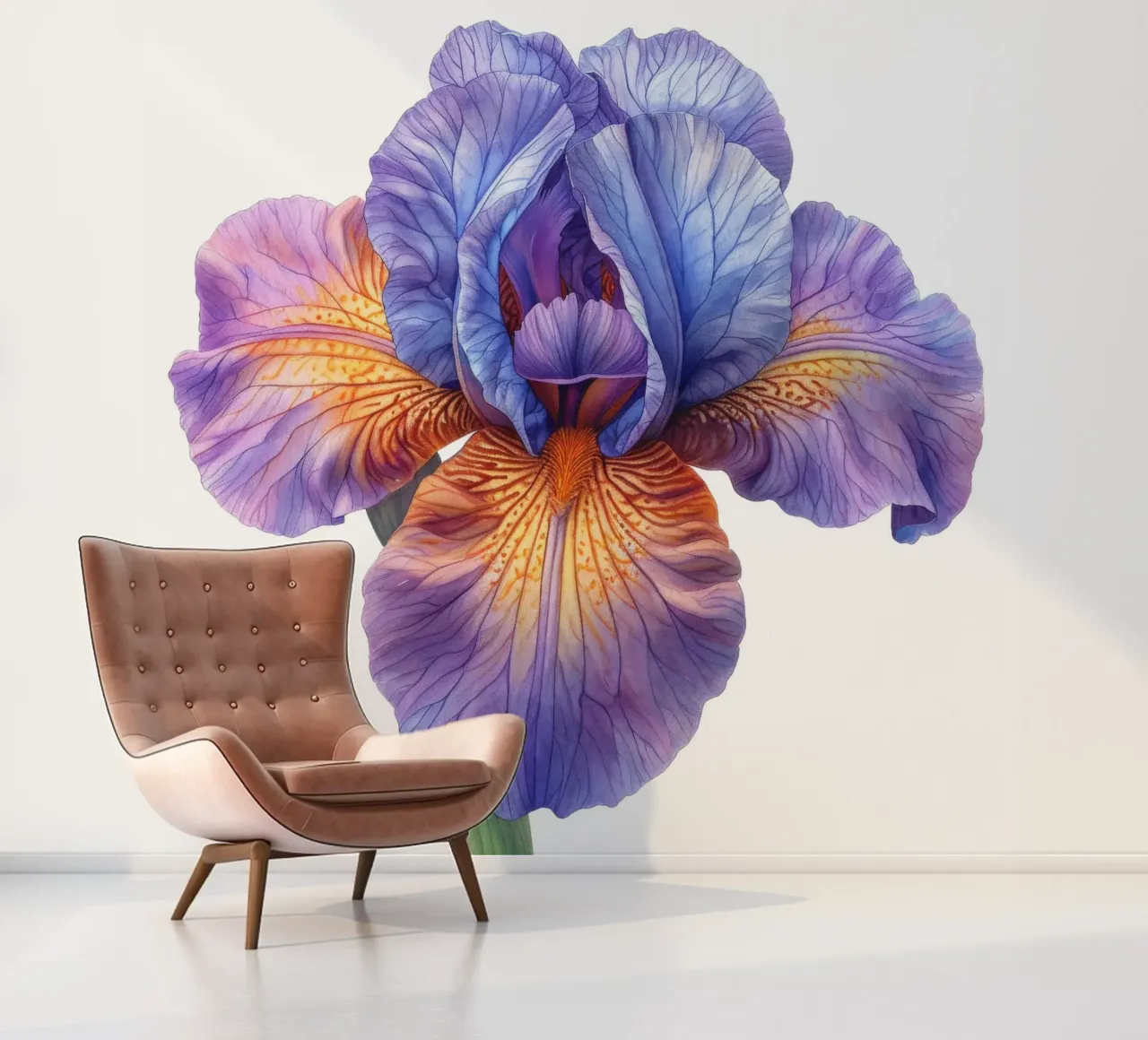 Iris Flower 3 photo wallpaper by Bold Blooms