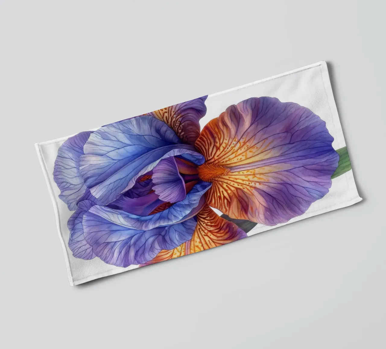 Fiore di iris 3 asciugamano da bagno da Bold Blooms