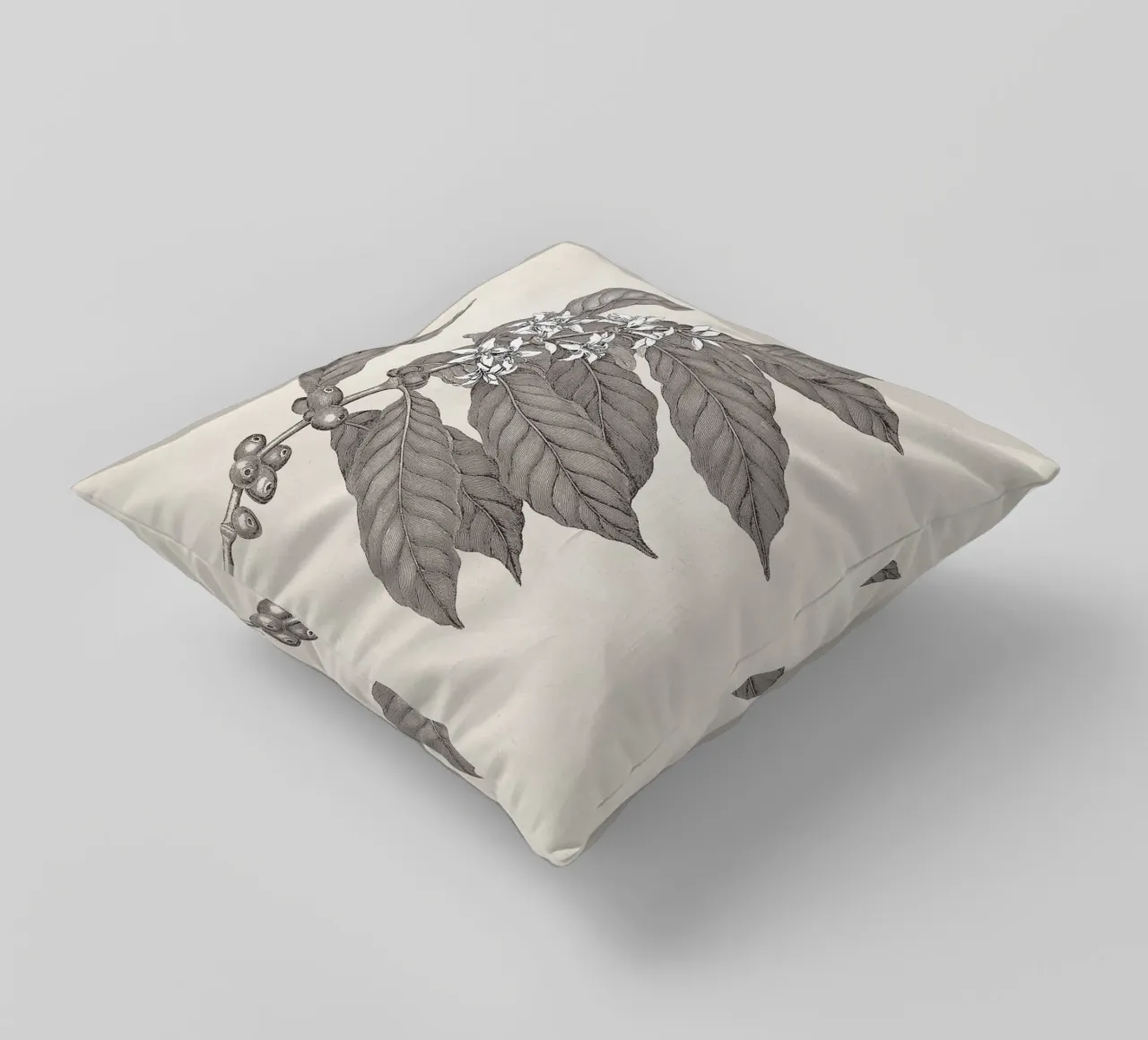 Coffee Branch Sketch no. 3 cuscino da apoloprints