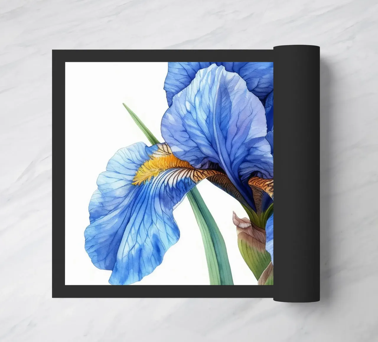 Fiore di iris 4 zerbino da Bold Blooms