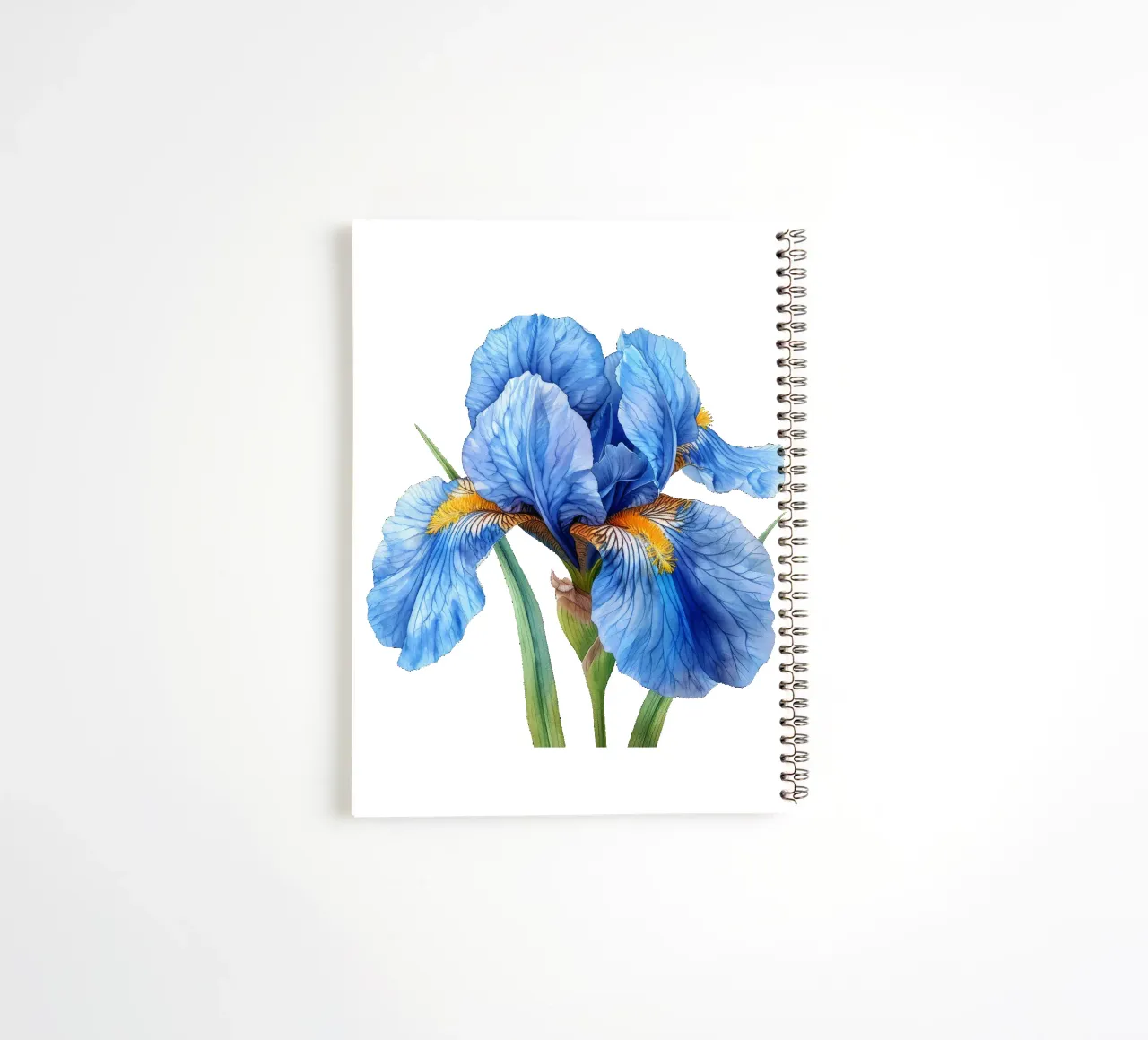 Iris Flower 4 spiral notebook by Bold Blooms
