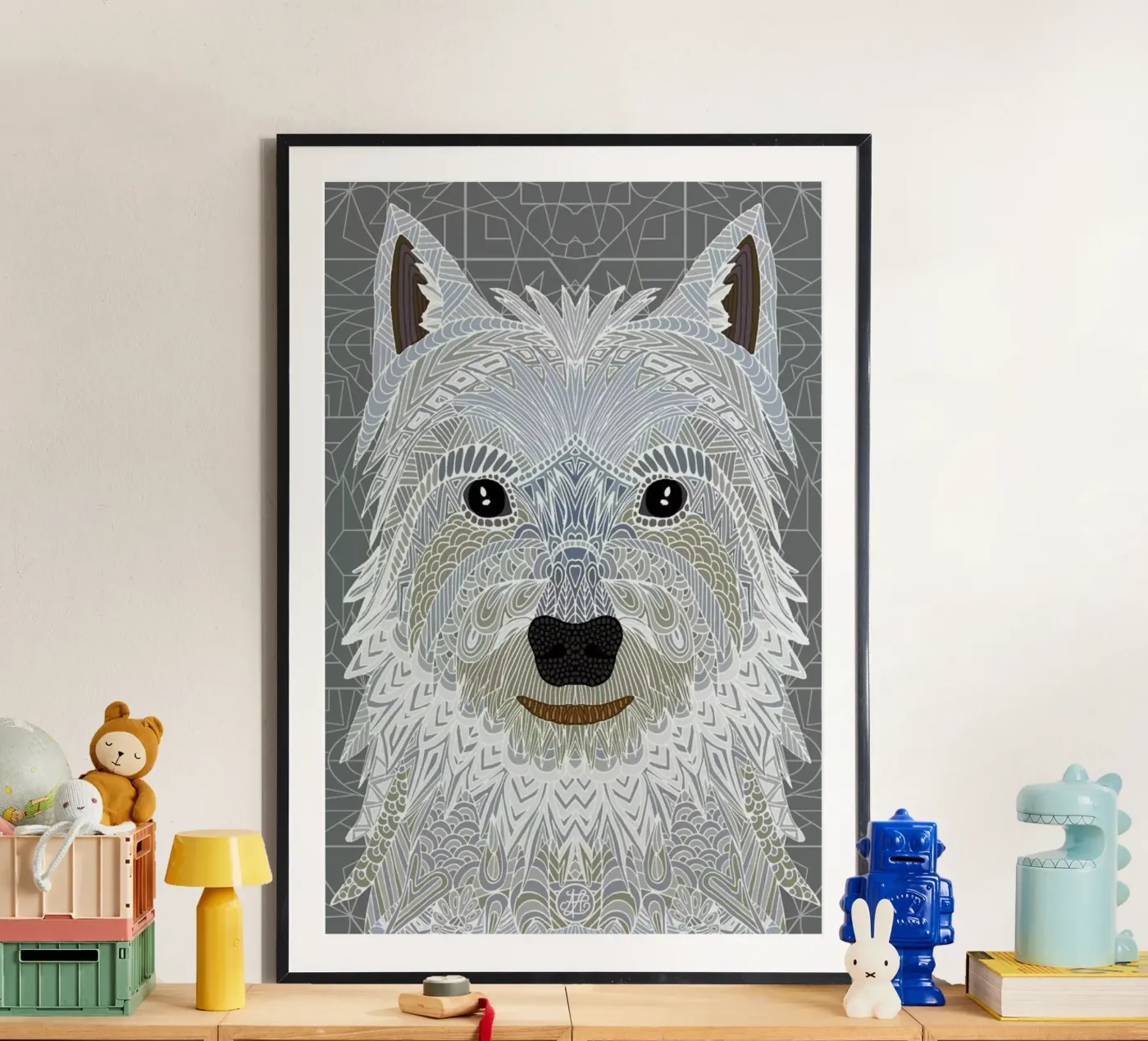 Westie poster da Angelika Parker