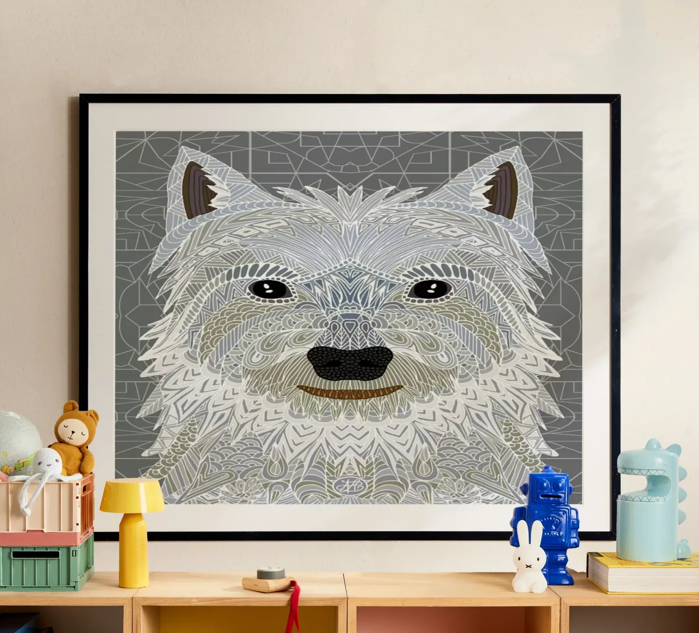 Westie poster da Angelika Parker