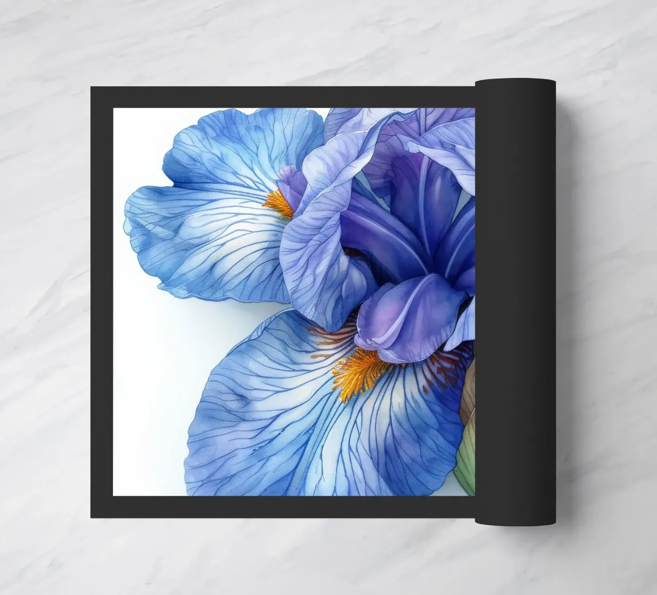 Fiore di iris 1 zerbino da Bold Blooms