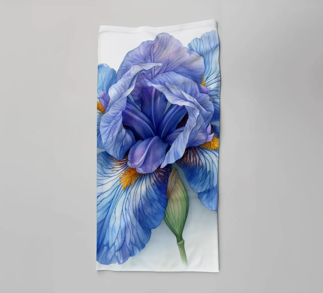 Iris Flower 1 towel by Bold Blooms