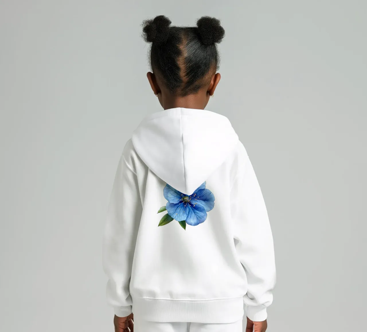 Jacobs Ladder Flower 2 kids hoodie by Bold Blooms