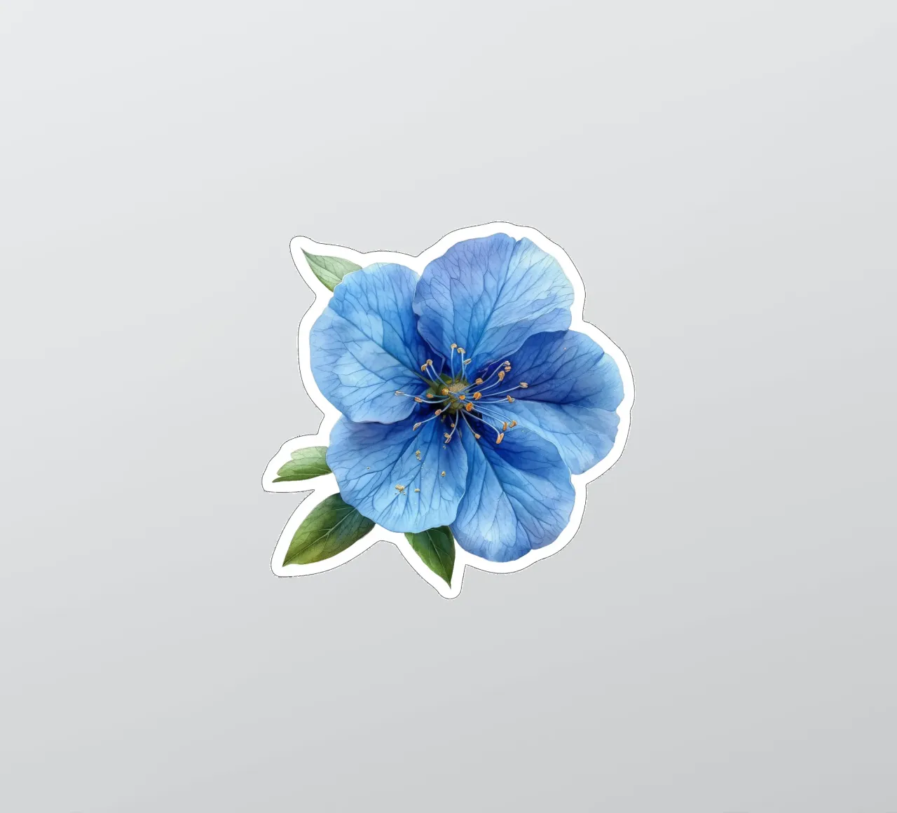 Jacobs Ladder Flower 2 sticker by Bold Blooms