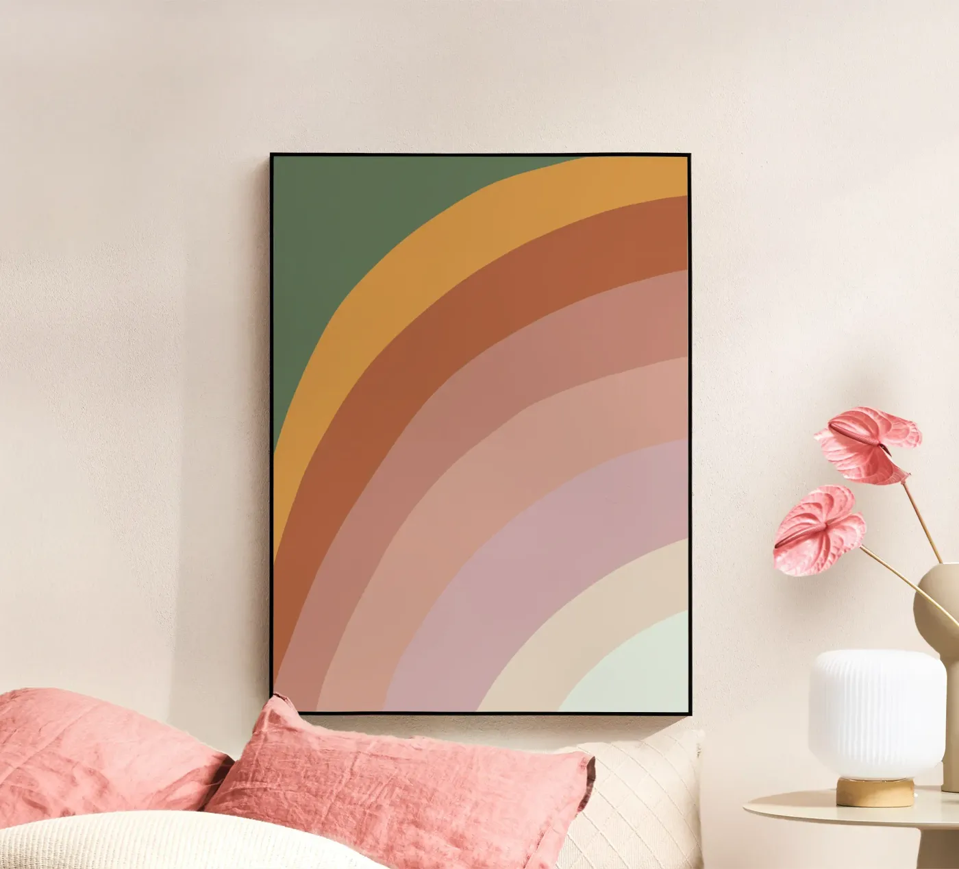 Rainbow II acrylic glass by GigiRosado