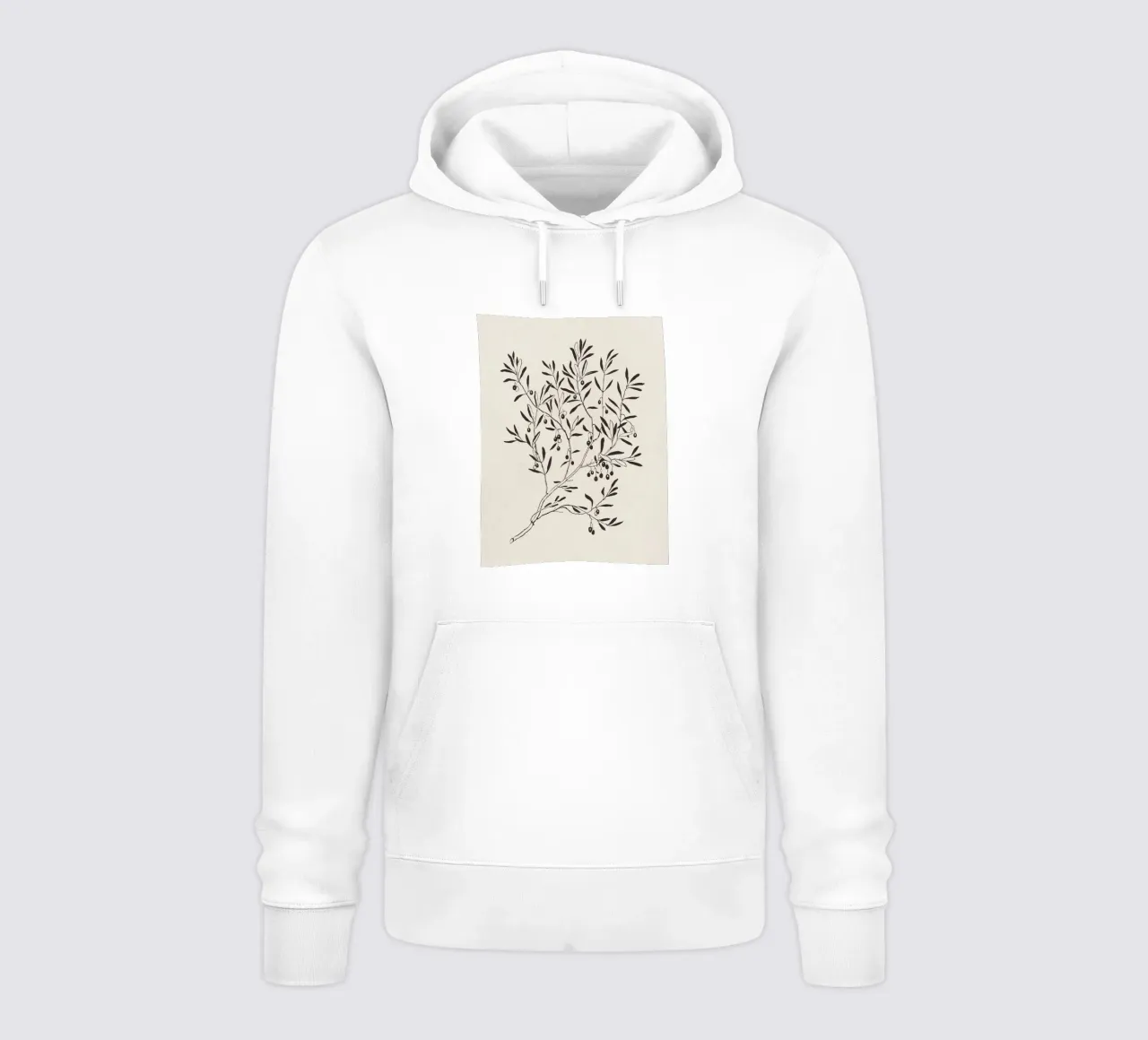Olive Branch Sketch no. 3 felpa con cappuccio da apoloprints