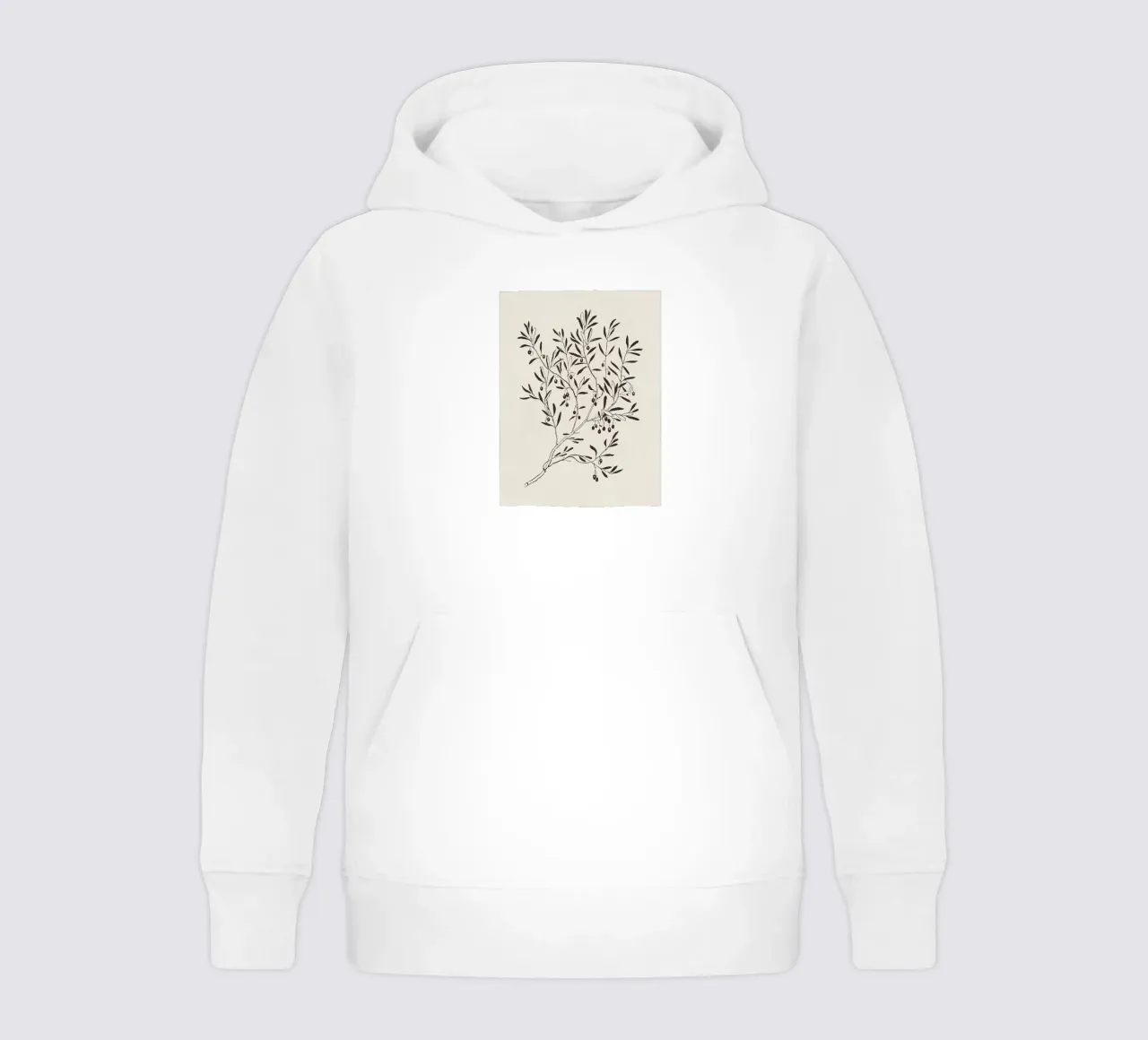 Olive Branch Sketch no. 3 felpa bambino con cappuccio da apoloprints