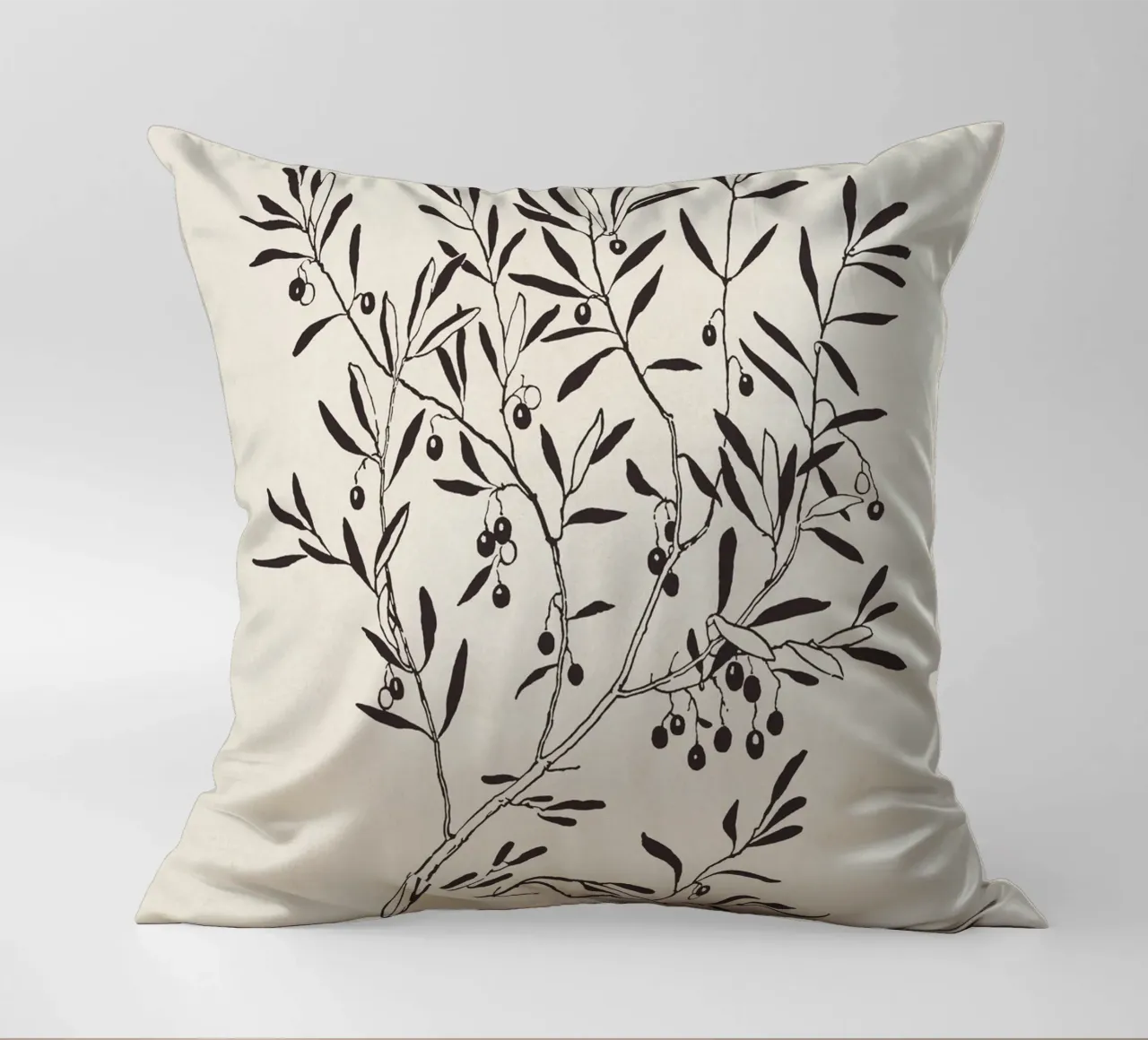 Olive Branch Sketch no. 3 cuscino da apoloprints