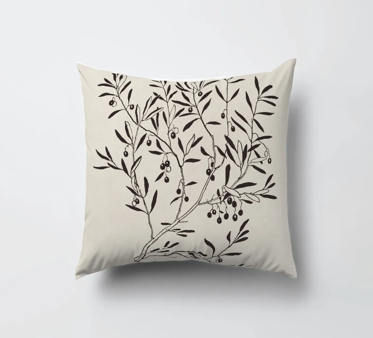 Olive Branch Sketch no. 3 cuscino da apoloprints