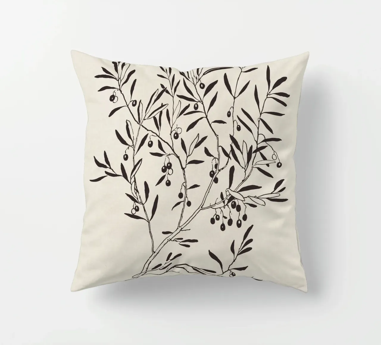 Olive Branch Sketch no. 3 cuscino da apoloprints