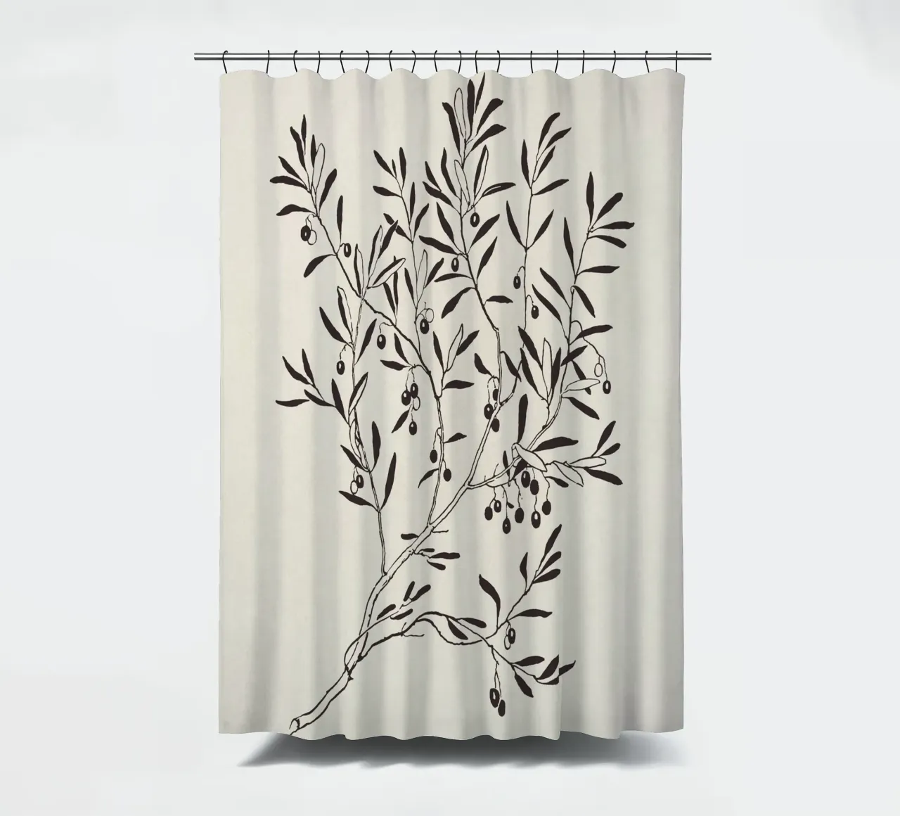 Olive Branch Sketch no. 3 tenda da doccia da apoloprints