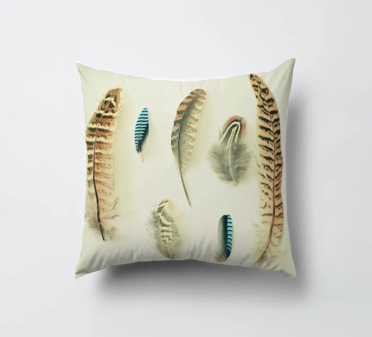 The Feather Collection decorative cushion by Cassia Beck Photography