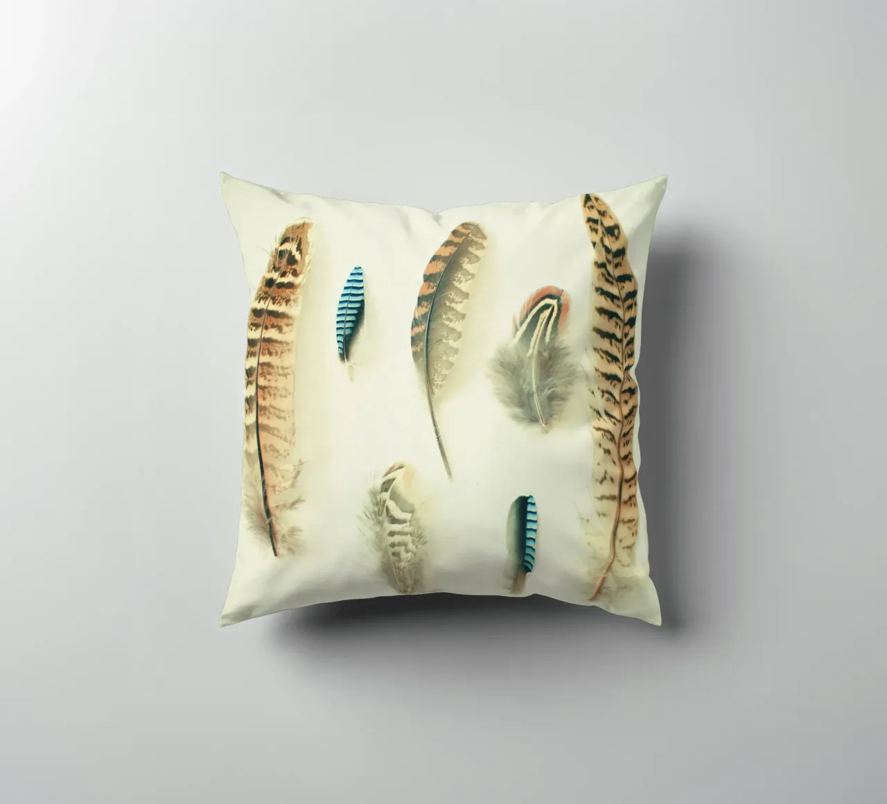 The Feather Collection decorative cushion by Cassia Beck Photography