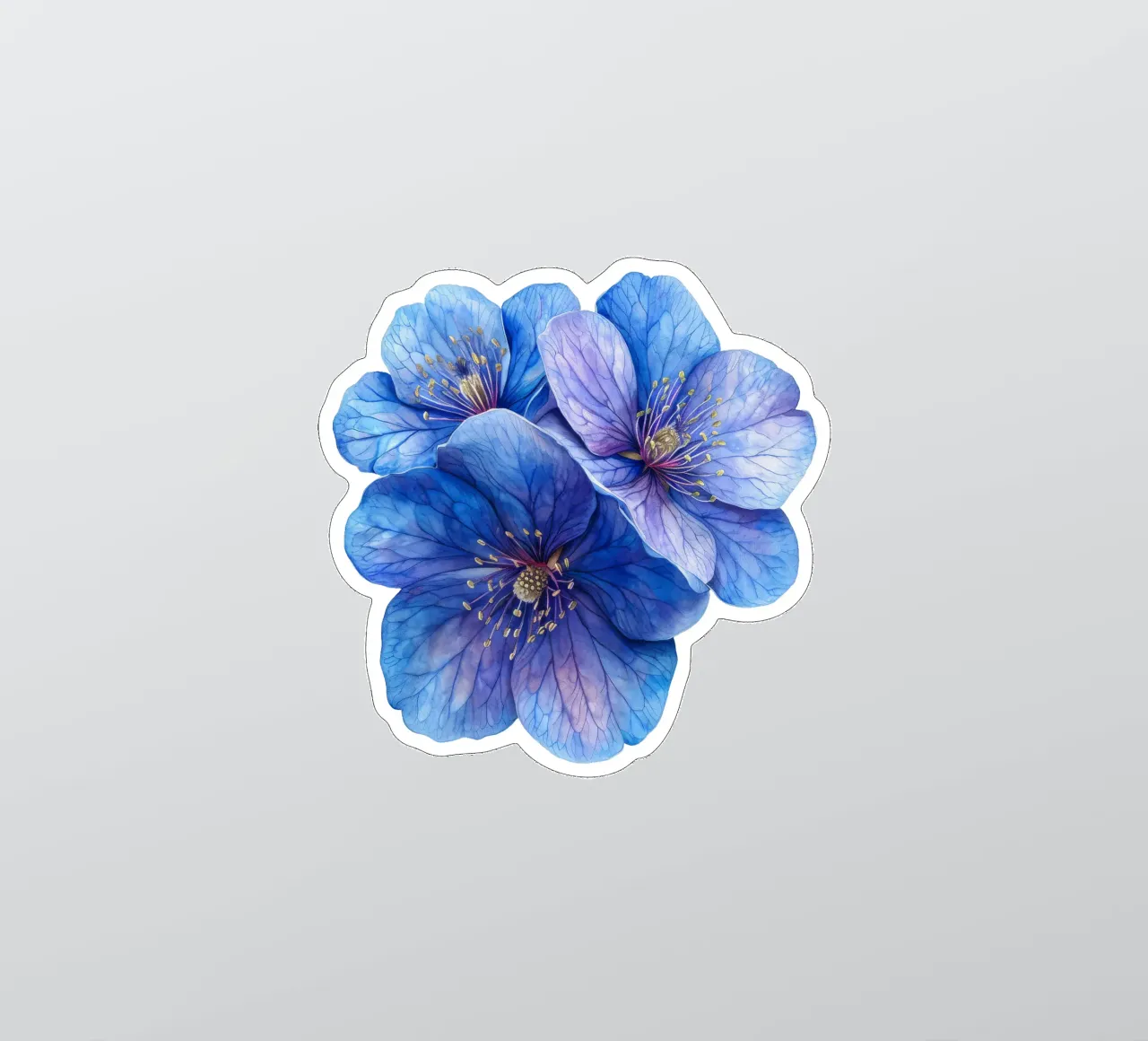 Jacobs Ladder Flower 3 sticker by Bold Blooms