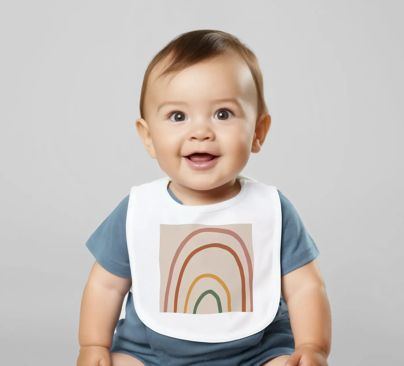 Mini rainbow baby slabbetje van GigiRosado