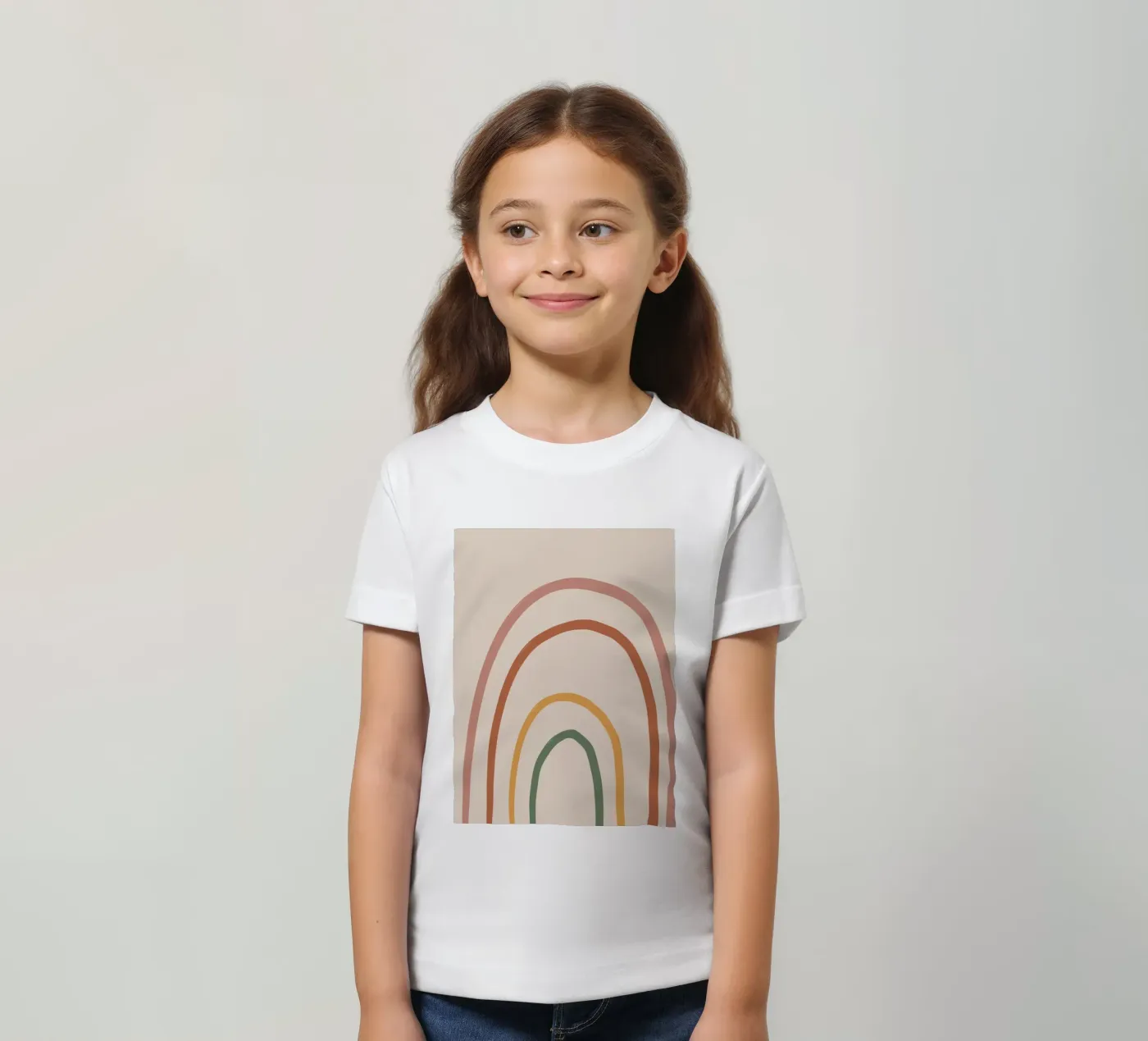 Mini rainbow t-shirt bambini da GigiRosado