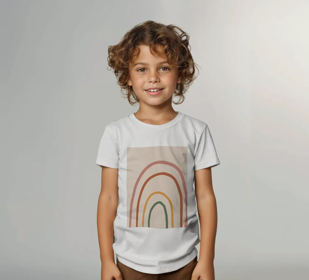 Mini rainbow t-shirt bambini da GigiRosado