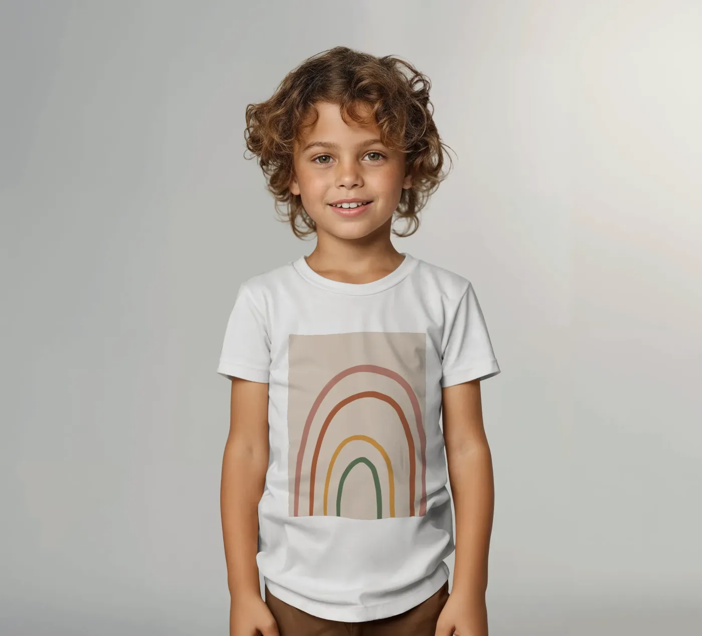 Mini rainbow t-shirt bambini da GigiRosado