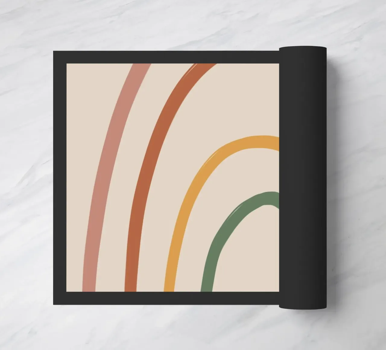 Mini rainbow deurmat van GigiRosado