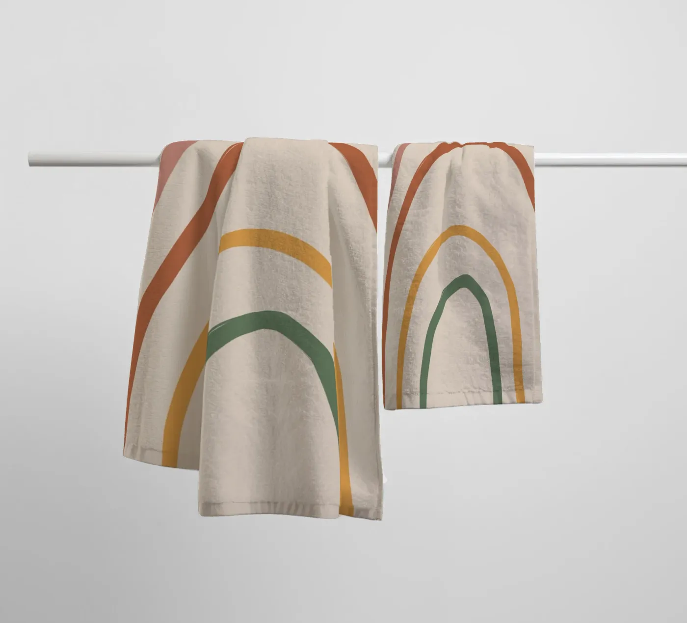 Mini rainbow towel by GigiRosado
