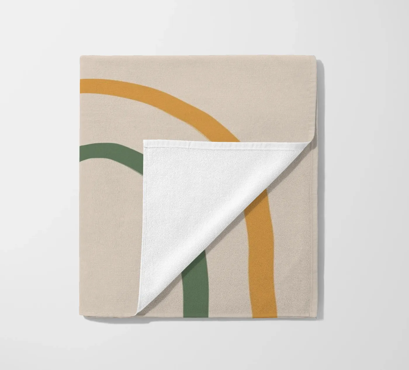 Mini rainbow beach towel by GigiRosado