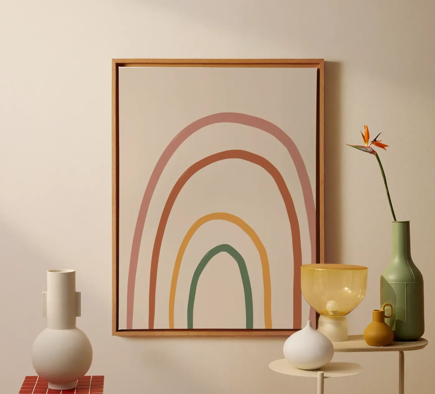 Mini rainbow canvas van GigiRosado