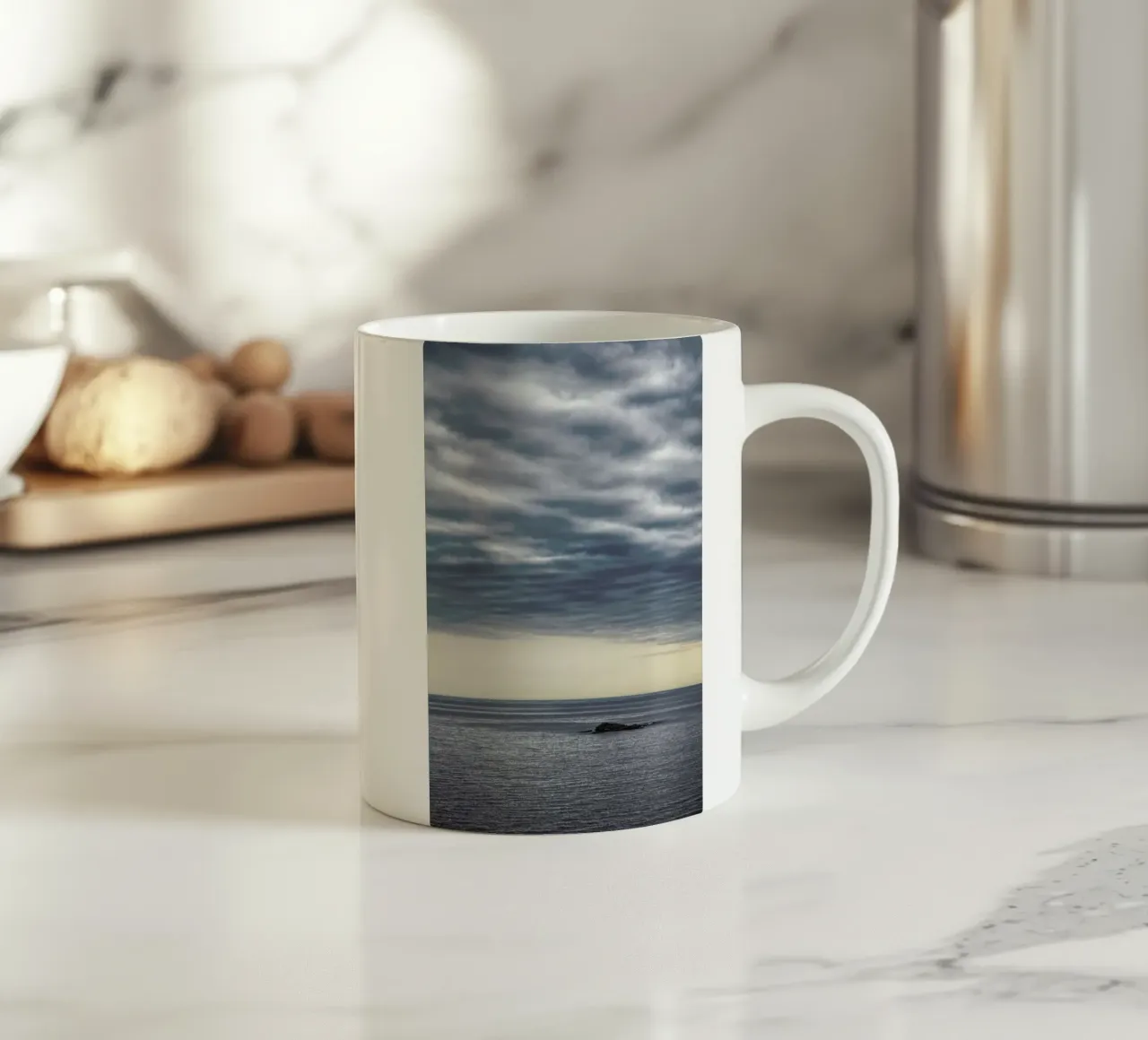 Let's Meet at the Horizon 1 tazza in ceramica da Nur Mut