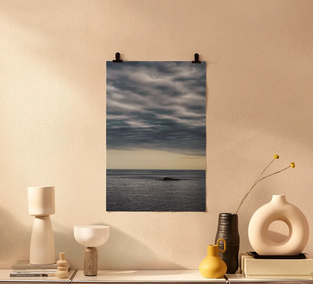 Let's Meet at the Horizon 1 carta hahnemühle da Nur Mut