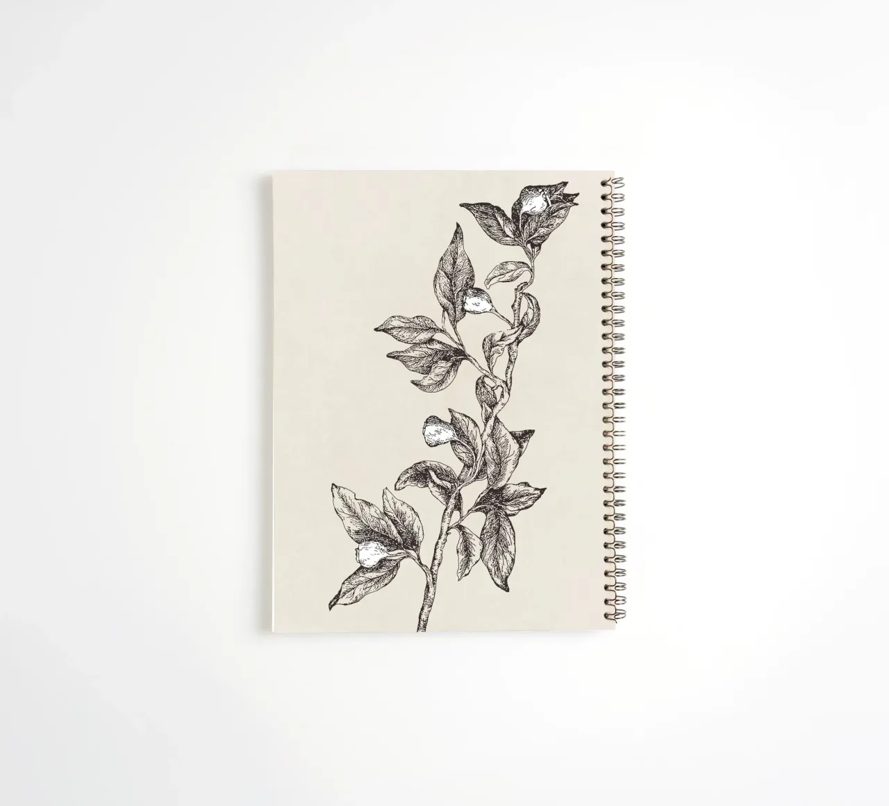 Pyrularia Botanical Sketch spiral notebook by apoloprints