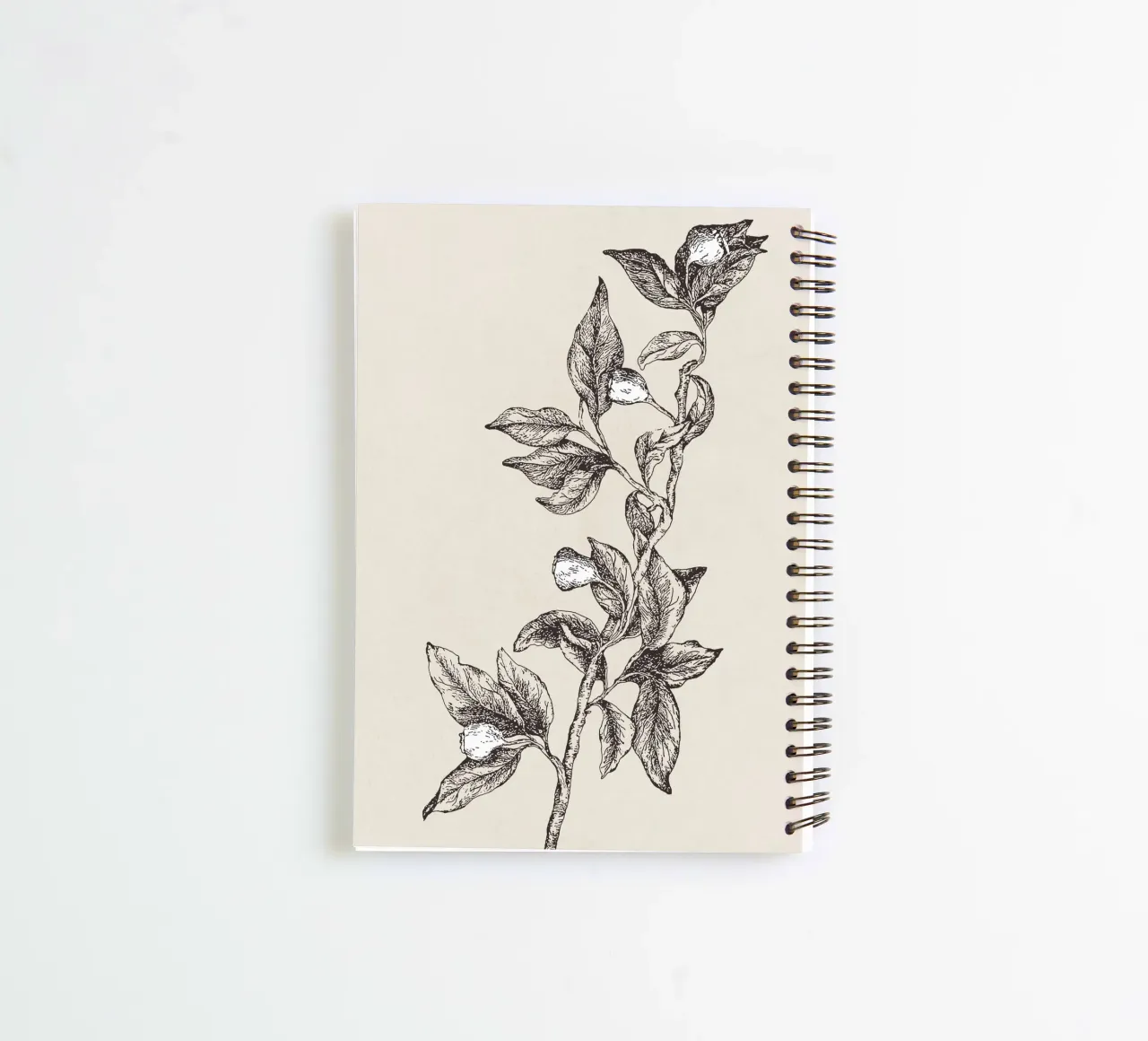 Pyrularia Botanical Sketch spiral notebook by apoloprints