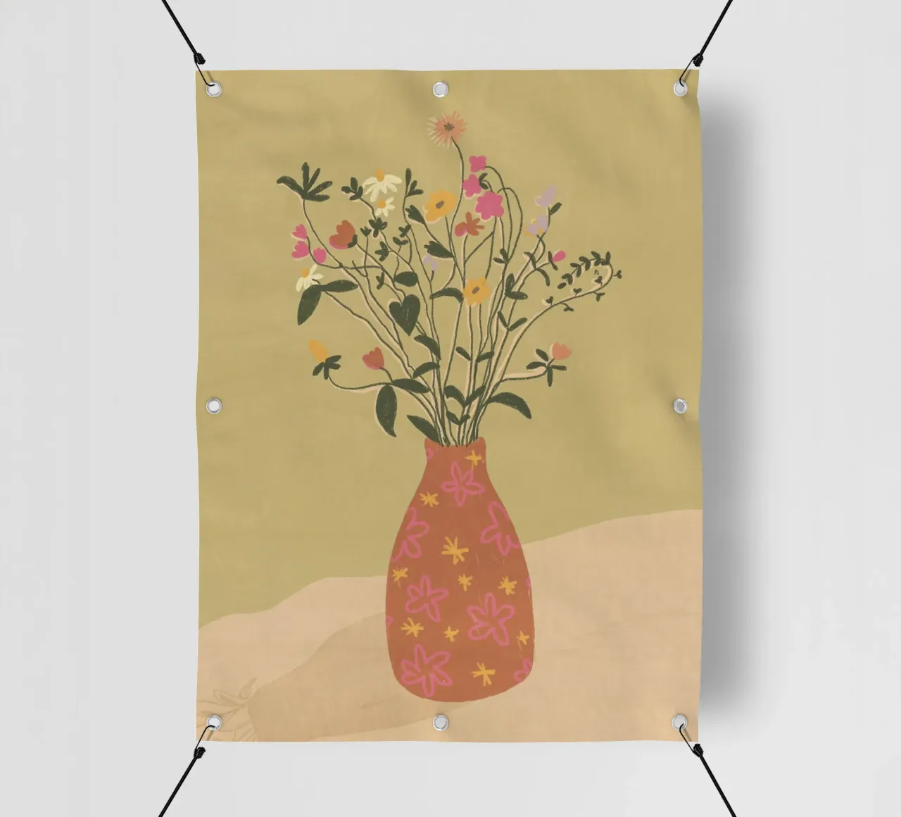 Wild flowers bouquet bâche pvc de GigiRosado