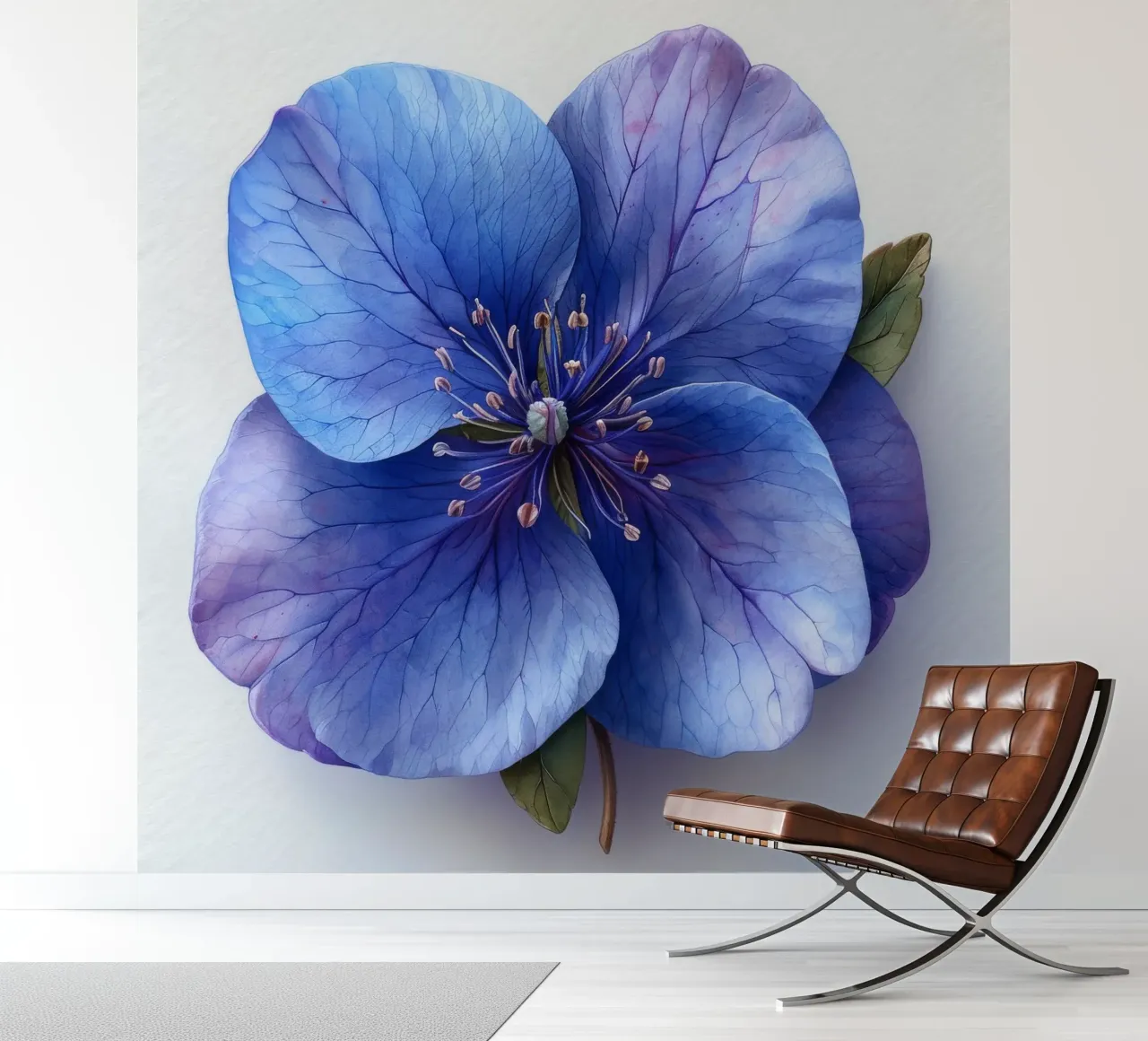 Jacobs Ladder Flower 4 photo wallpaper by Bold Blooms