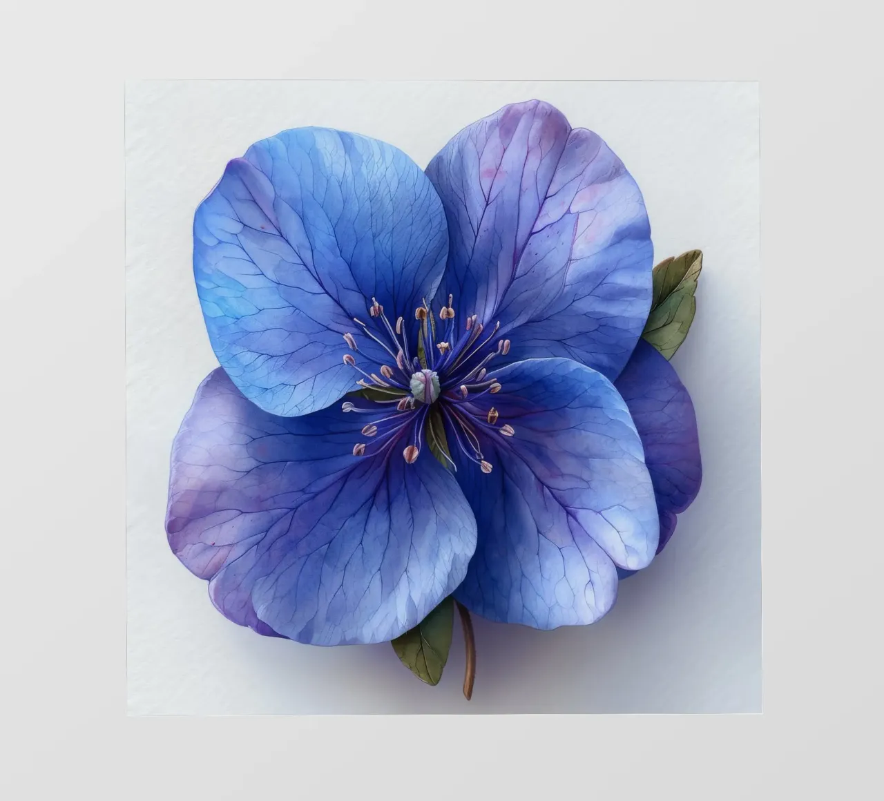 Jacobs Ladder Flower 4 photo wallpaper by Bold Blooms