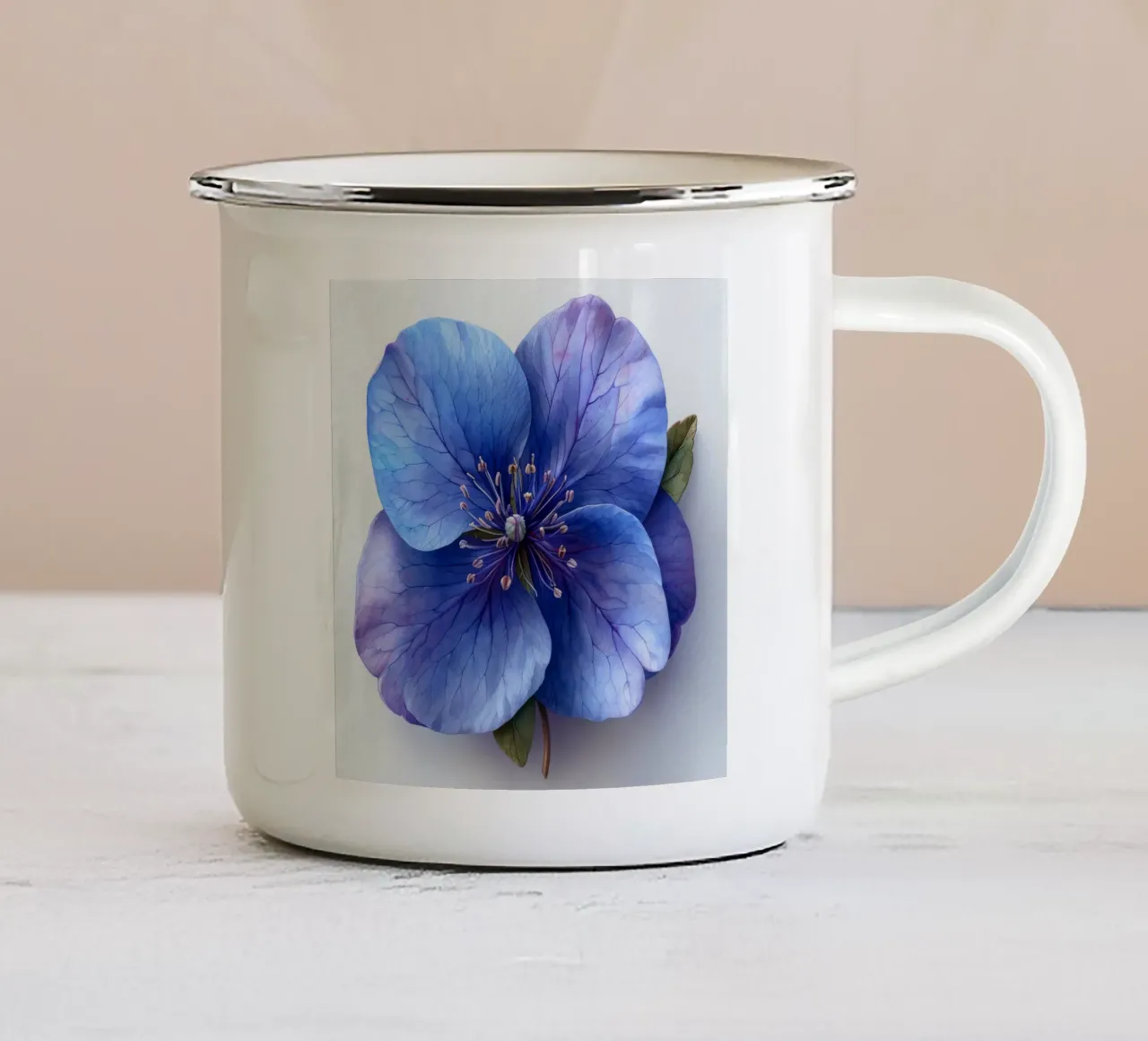 Jacobs Ladder Fiore 4 tazza in smalto da Bold Blooms