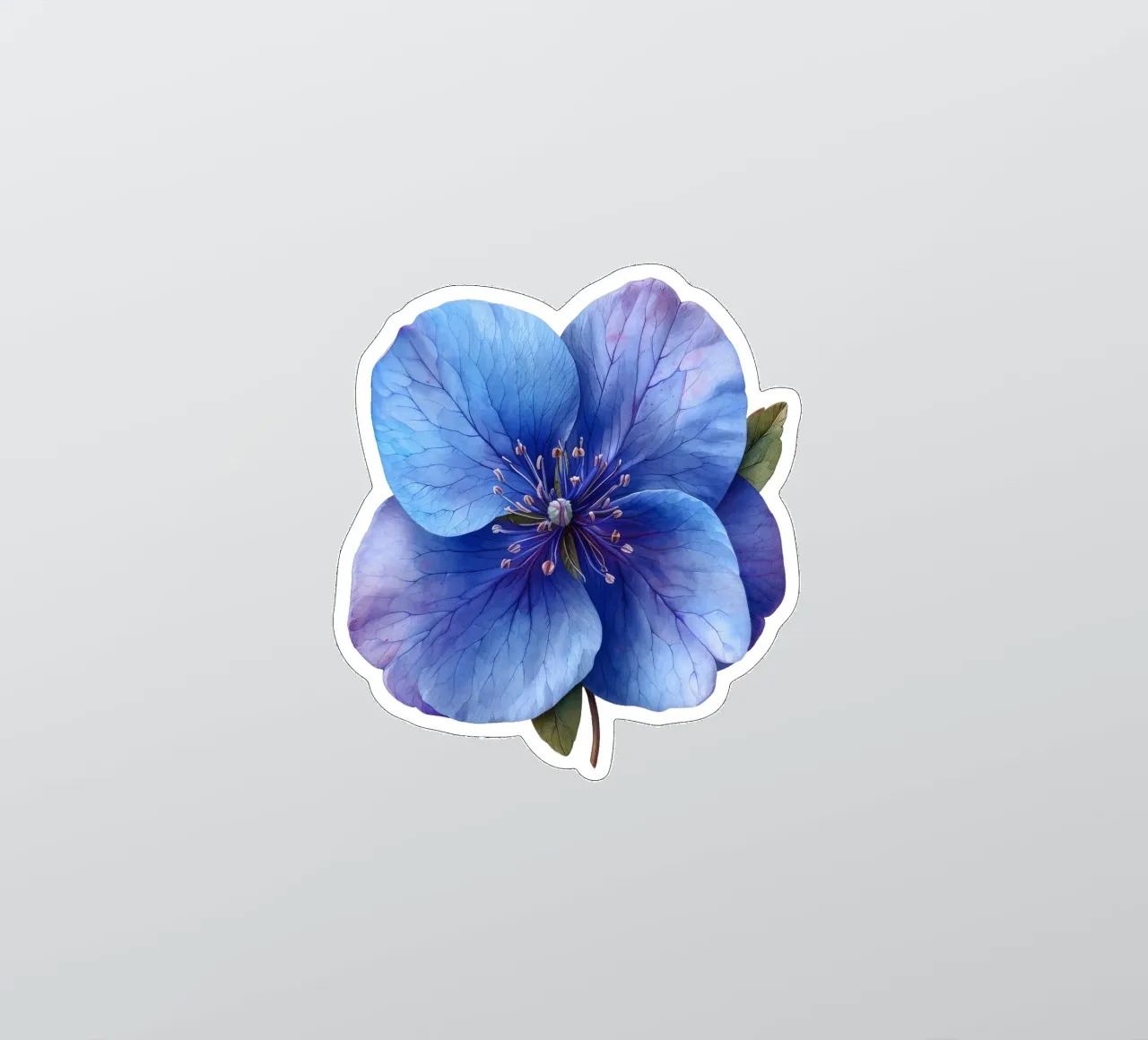 Jacobs Ladder Flower 4 sticker by Bold Blooms