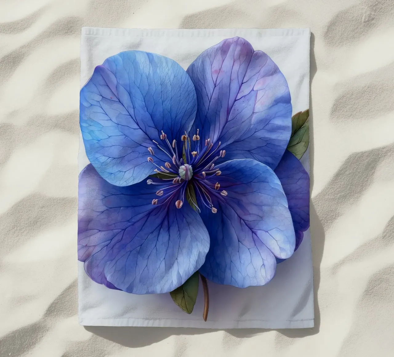 Jacobs Ladder Fiore 4 telo mare da Bold Blooms