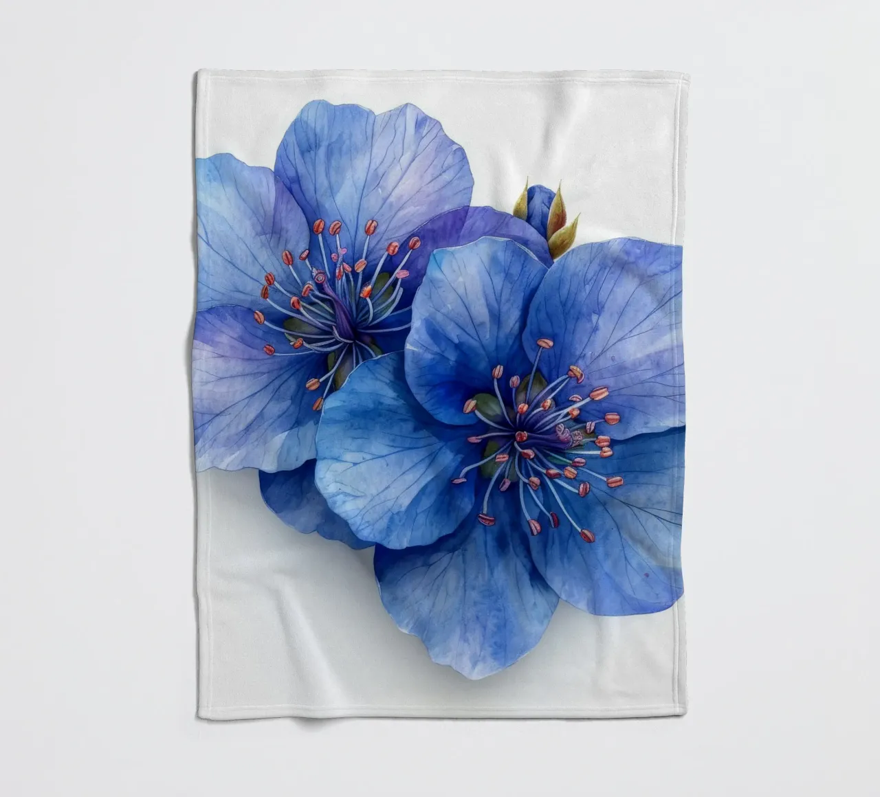 Jacobs Ladder Fiore 1 coperta in pile da Bold Blooms