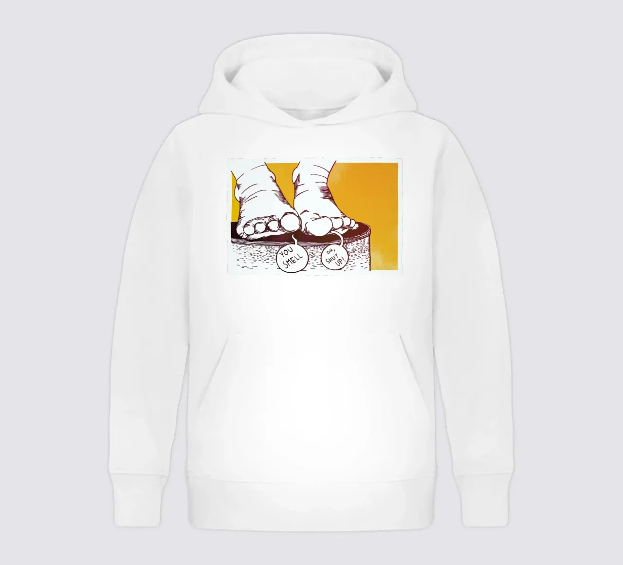 You Smell kids hoodie by Anna Fietta