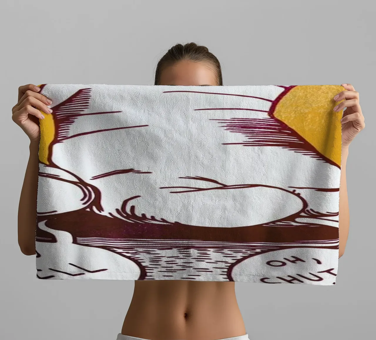 You Smell towel by Anna Fietta