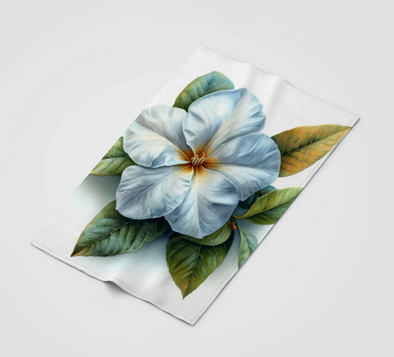 Fiore di gelsomino 4 coperta in pile da Bold Blooms
